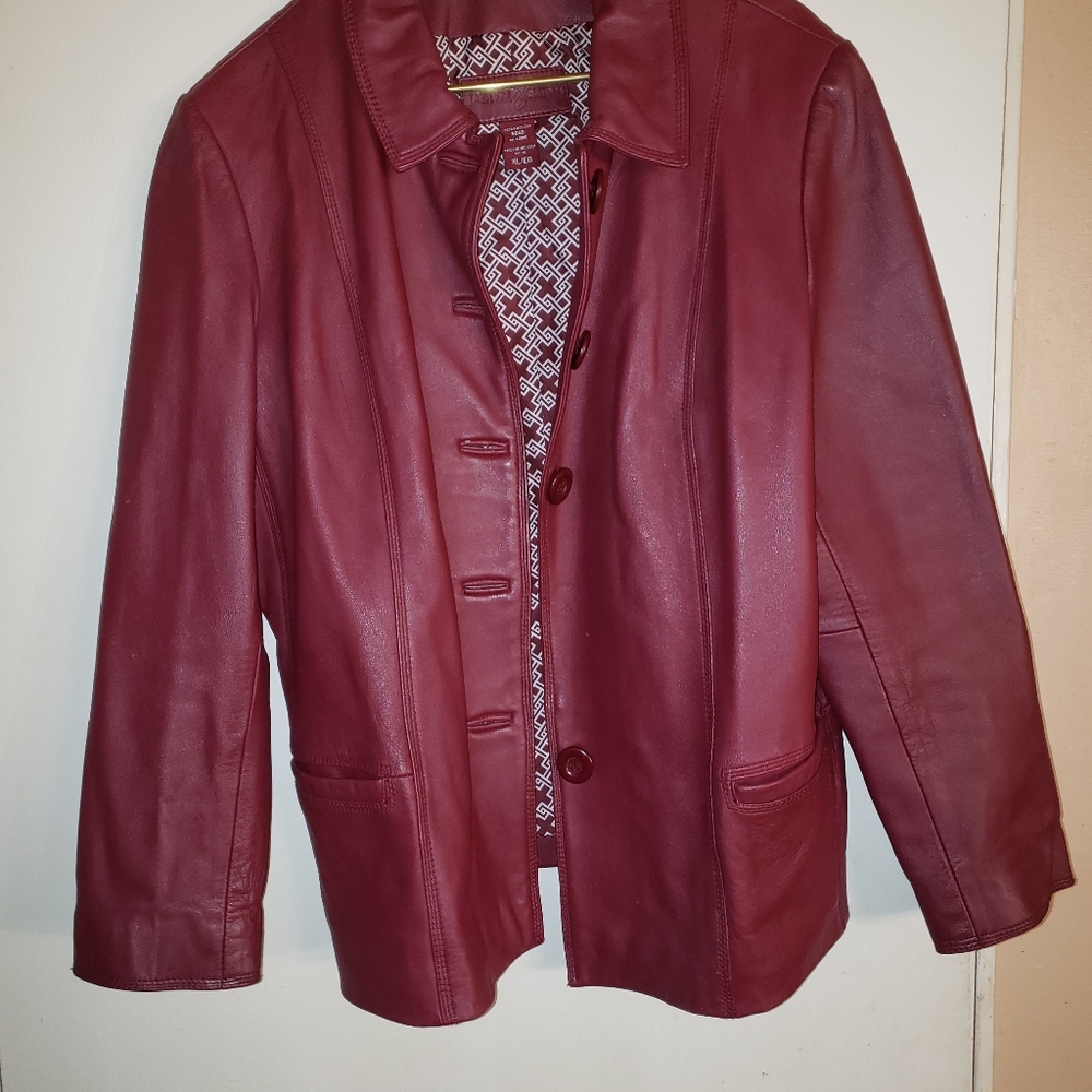 Leather jacket
